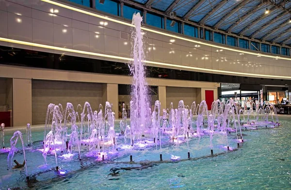 Musical Light Fountains Mall Horizontal —  Fotos de Stock