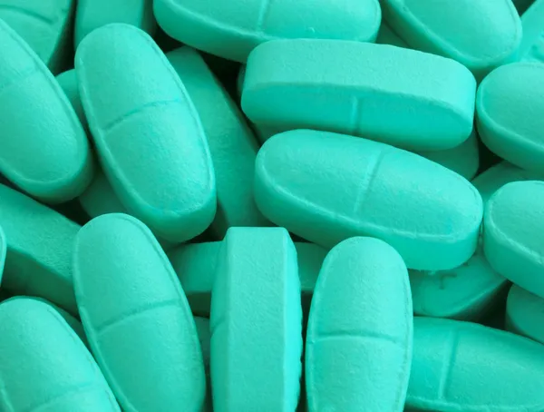 Turquoise pilules — Photo