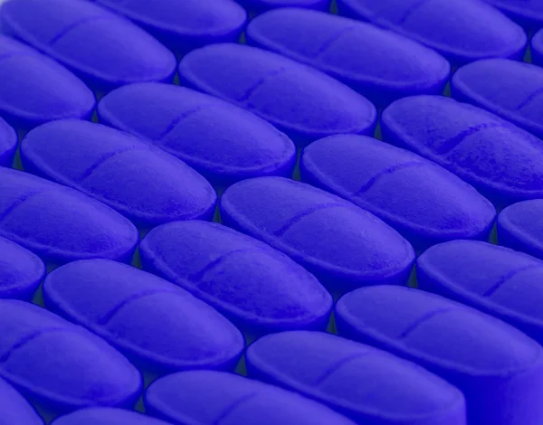 青い錠剤 — ストック写真