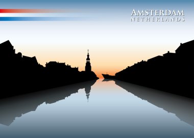 Amsterdam manzarası
