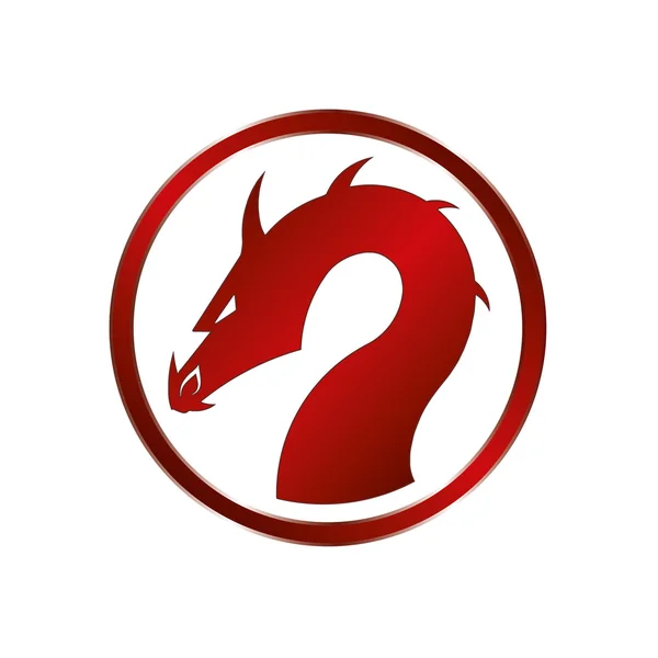 Signe dragon — Image vectorielle