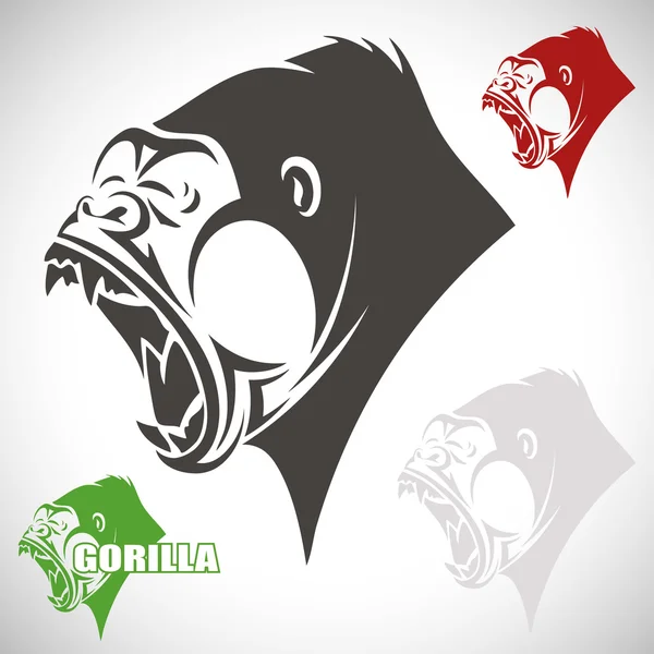 Cartoon gorilla — Stockvector