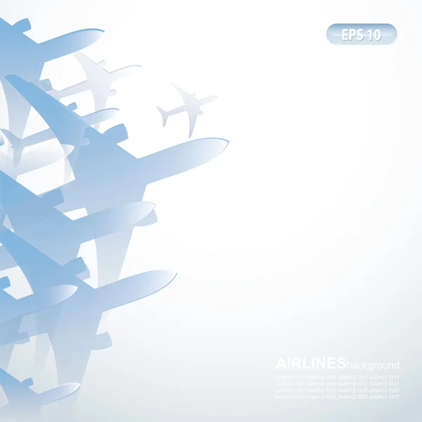 Rúbricas de tráfico aéreo — Archivo Imágenes Vectoriales