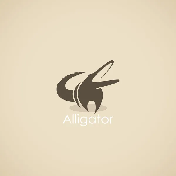 Alligator symbol — Stock vektor