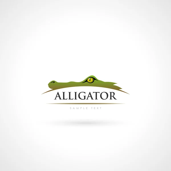 Symbole d'alligator — Image vectorielle