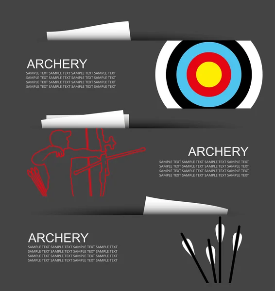 Archer etiket — Stockvector