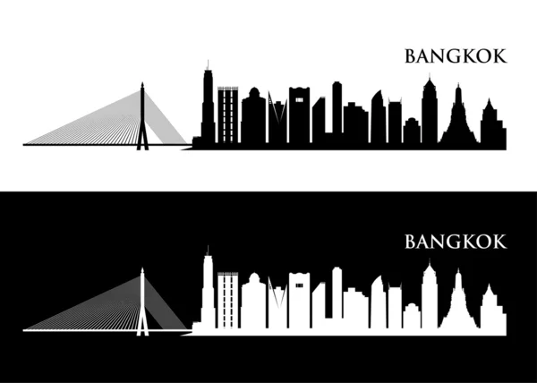 Bangkok skyline — Stock vektor