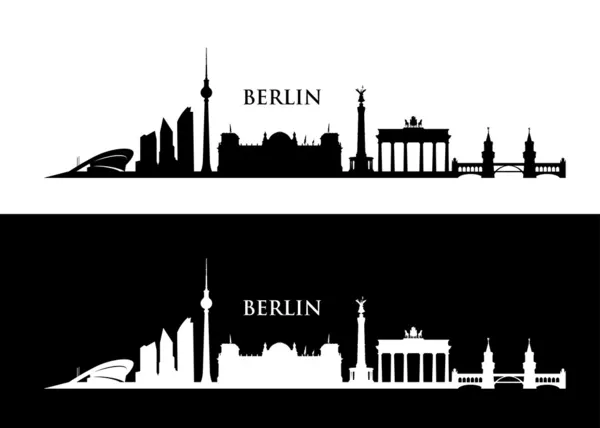 Skyline di Berlino — Vettoriale Stock