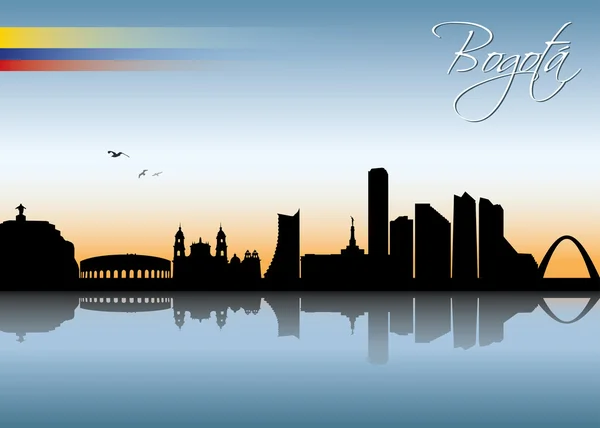 Skyline de Bogotá — Vector de stock