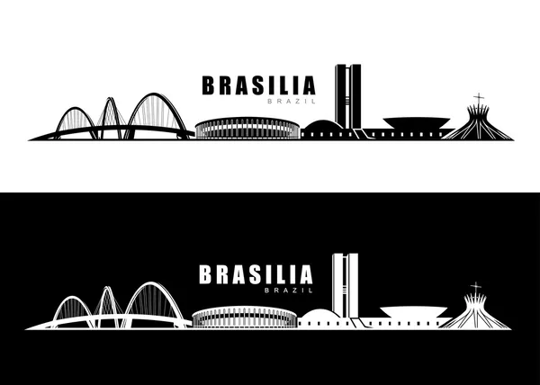 Brasilia skyline — Stock Vector