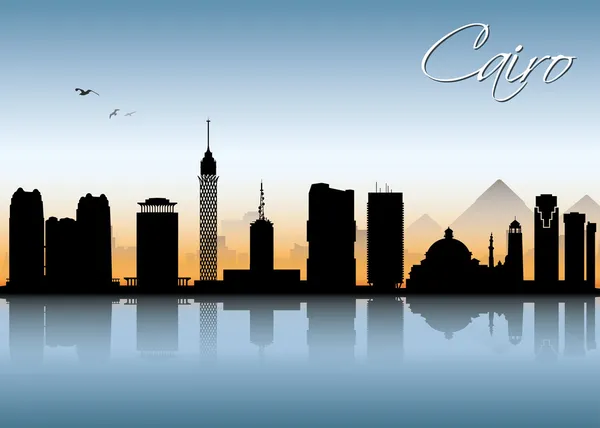 Skyline van Cairo — Stockvector