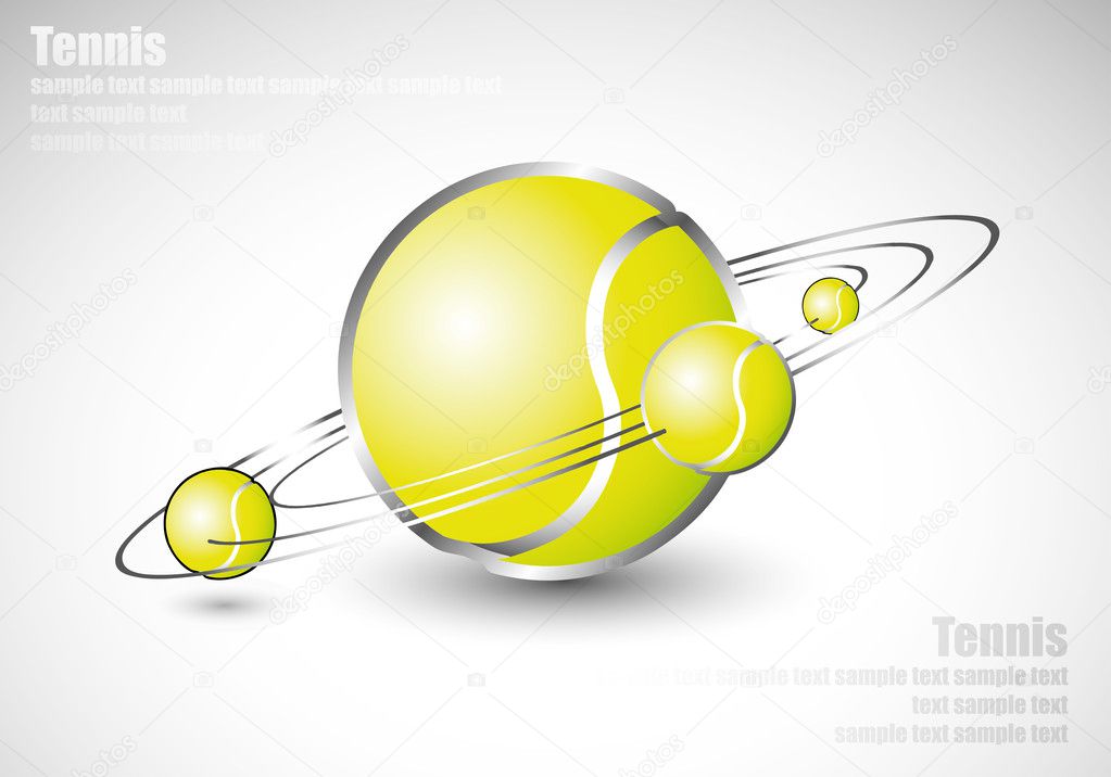 Tennis ball - earth sport