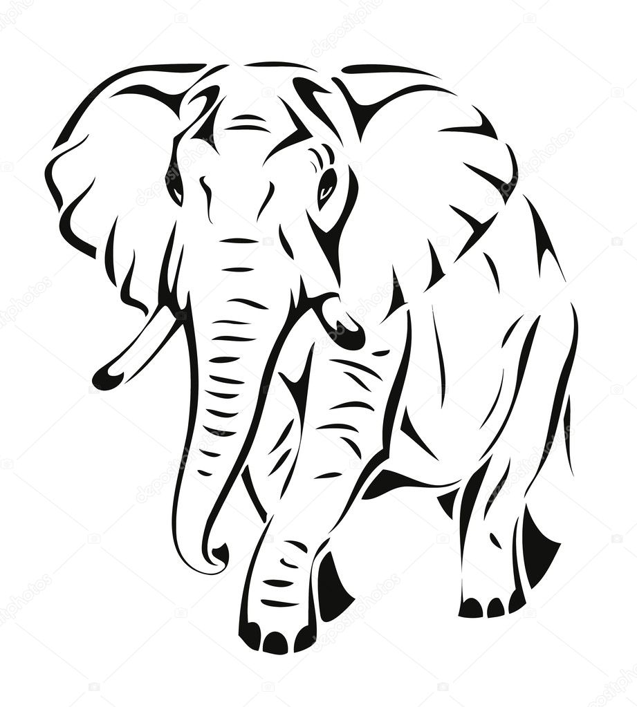 African Elephant Walking Vector Image By C I Petrovic Vector Stock African Elephant Walking Vector Image By C I Petrovic Vector Stock