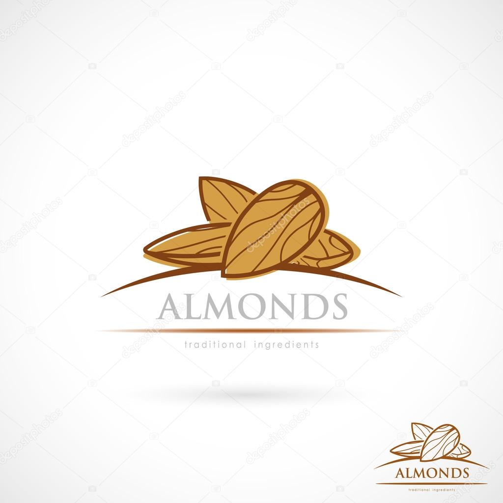Almonds label