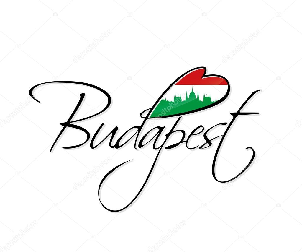Budapest lettering