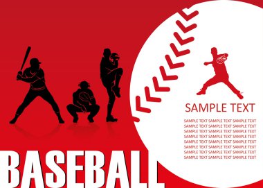 Baseball background clipart