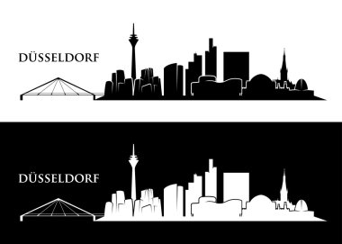 Dusseldorf manzarası