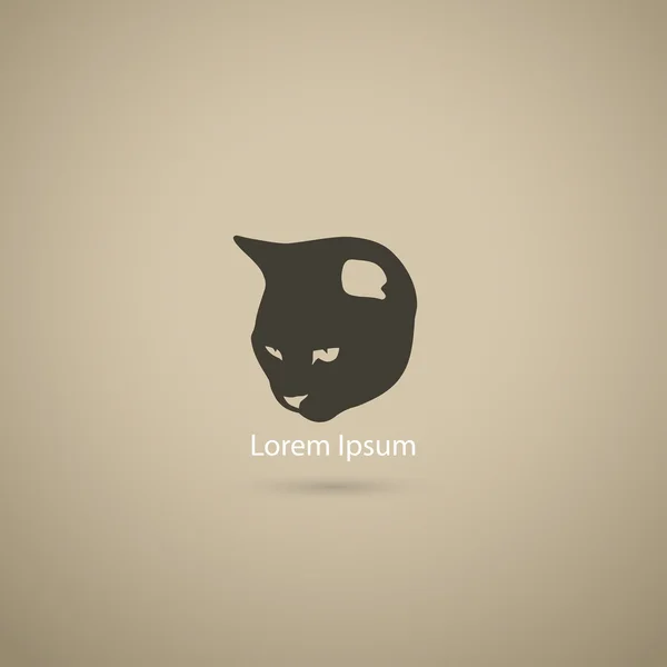 Icono gato — Vector de stock