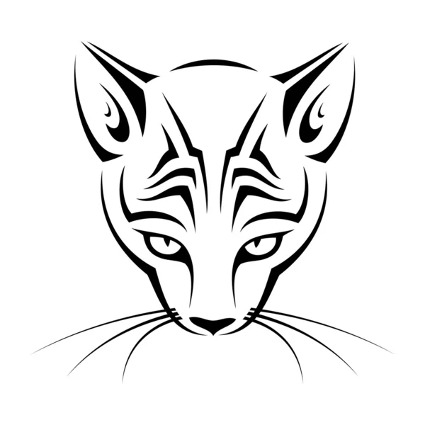 Kočka ikona — Stockový vektor