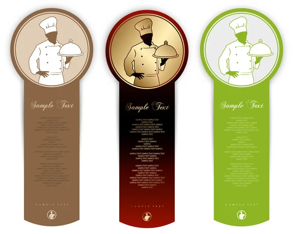 Banner de cocina — Archivo Imágenes Vectoriales