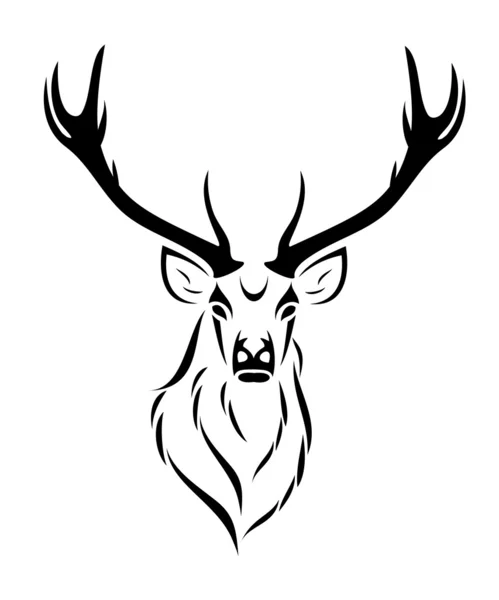 Deer symbol — Stock Vector