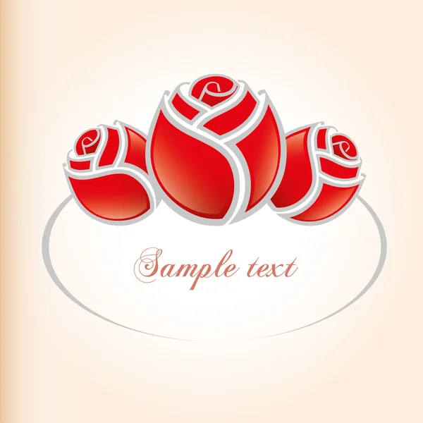 Rose icons — Stock Vector