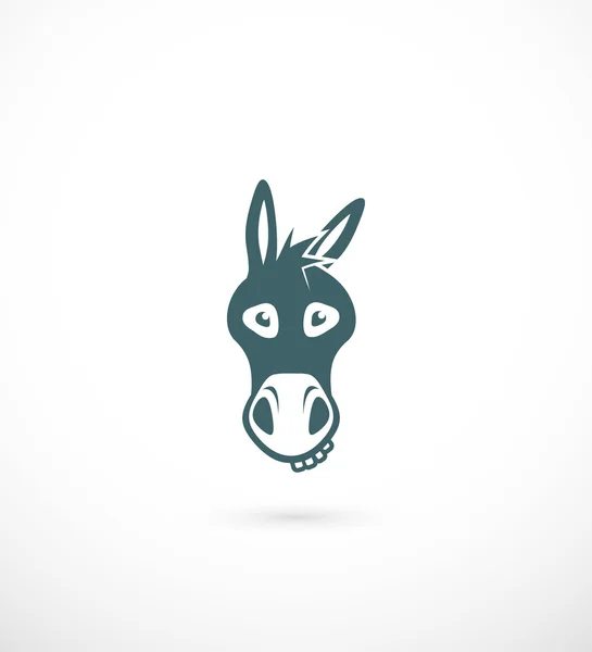 Burro. — Vetor de Stock