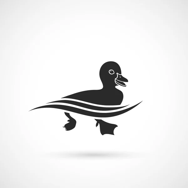 Petit canard — Image vectorielle