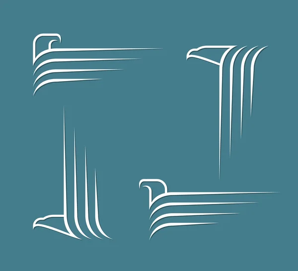 Signes d'aigle — Image vectorielle