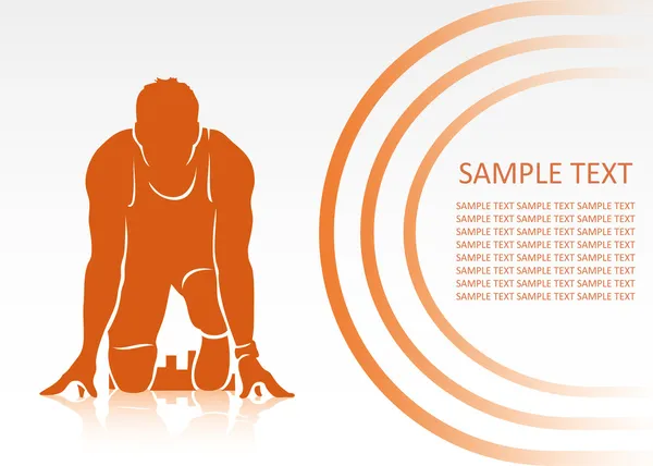 Inicio de carrera — Archivo Imágenes Vectoriales