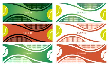 Tenis afiş kümesi