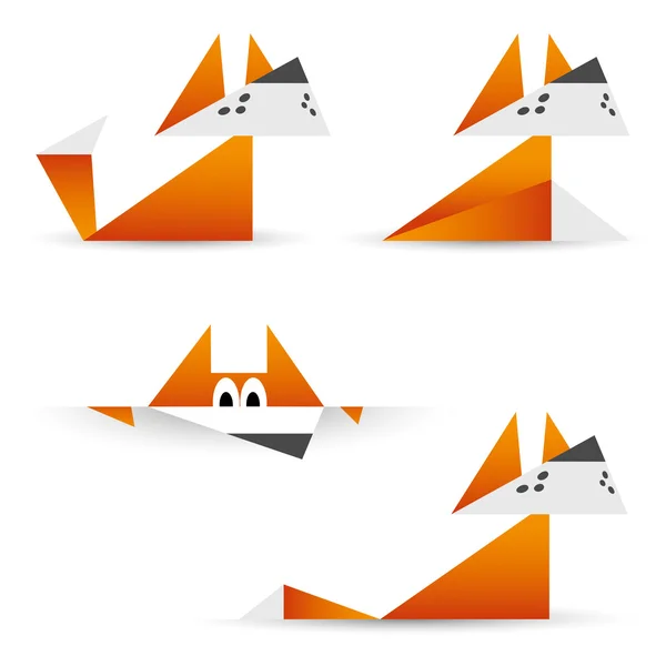 Fox icon — Stock Vector