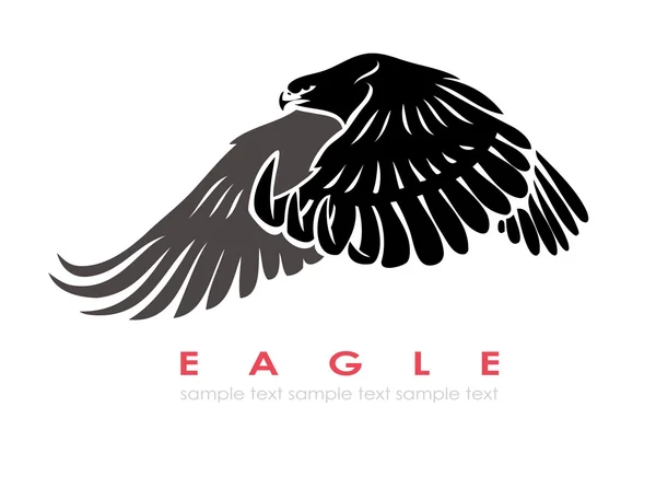 Águila de fuego — Archivo Imágenes Vectoriales