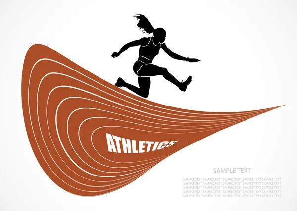 นักวิ่งสเต็ปเลเซส — ภาพเวกเตอร์สต็อก