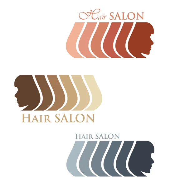 Haar salon etiket — Stockvector