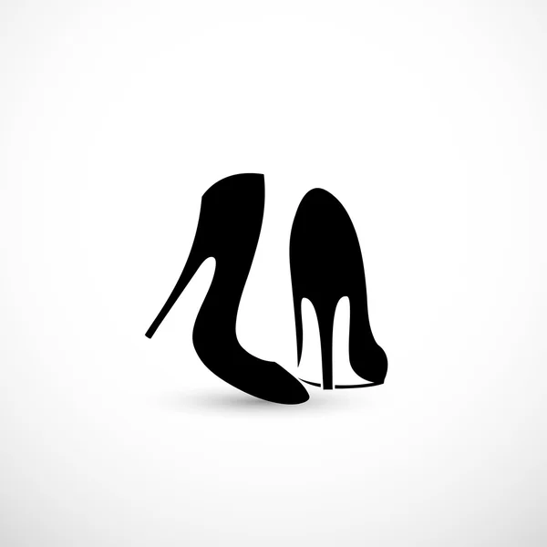 Zapatos de mujer con tacones altos — Vector de stock