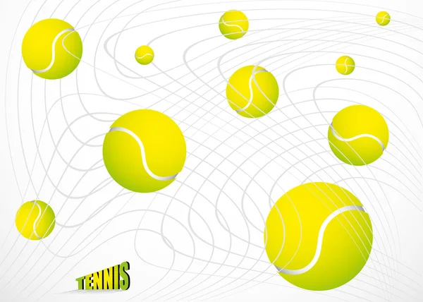 Tennis-Tapete — Stockvektor