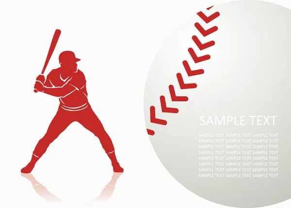 Baseball pozadí — Stockový vektor