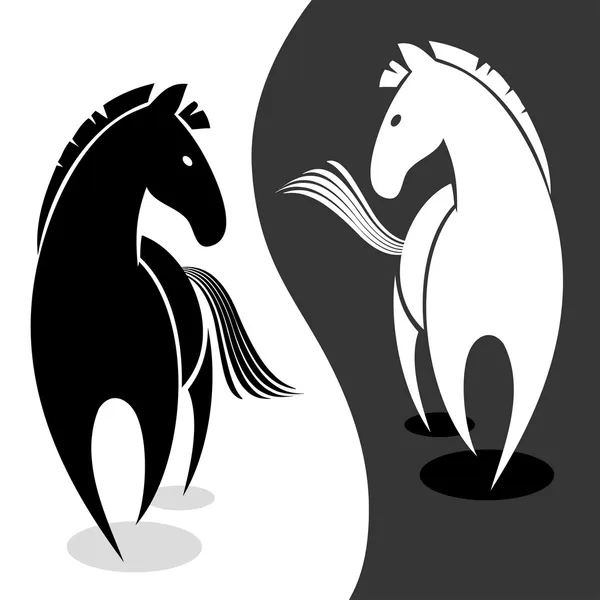 Symbole cheval — Image vectorielle