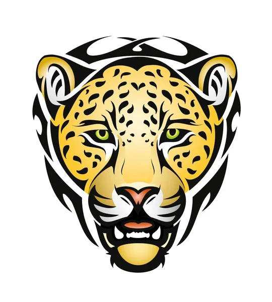 Jaguar kabile başkanı — Stok Vektör