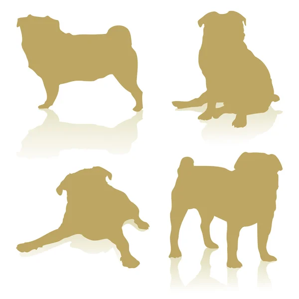 Cachorro perro — Vector de stock