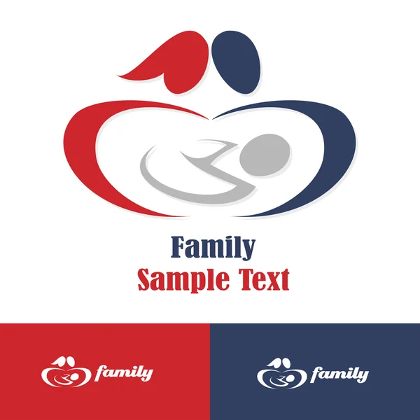 Family icon — Stock Vector