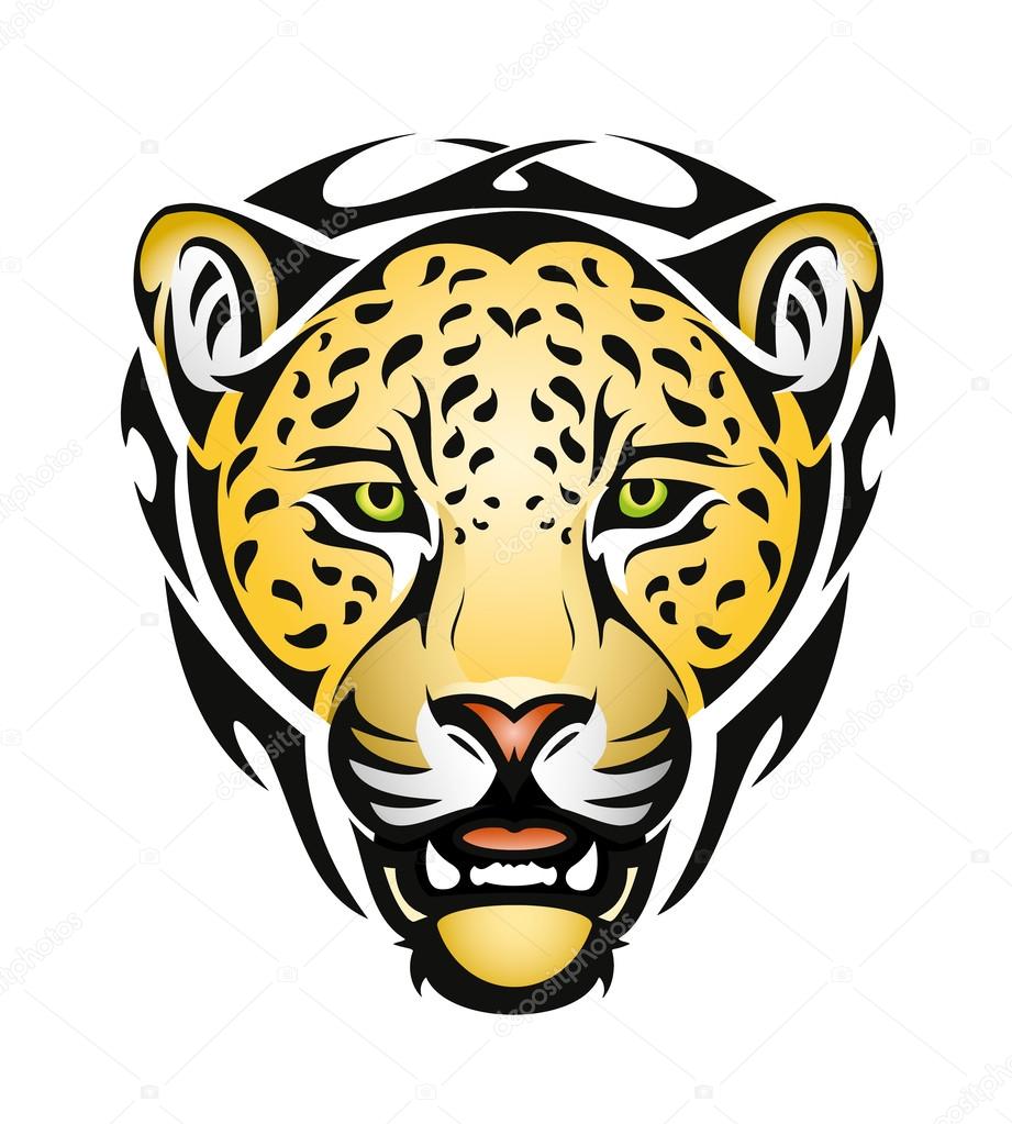 Vettoriale stockGiaguaro testa tribale di ©I.Petrovic #46231683, image size:921x1023