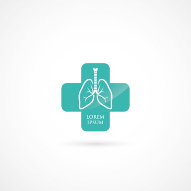 Lungs sign clipart