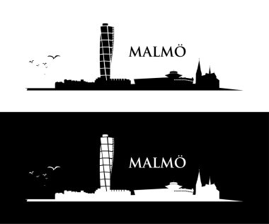 Malmo skyline clipart