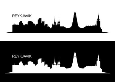 Reykjavik manzarası