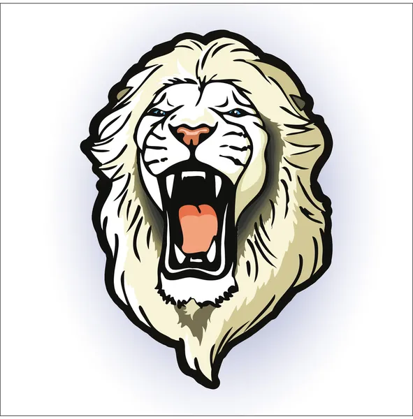 Lion head — Stock Vector