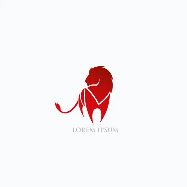 León símbolo — Vector de stock