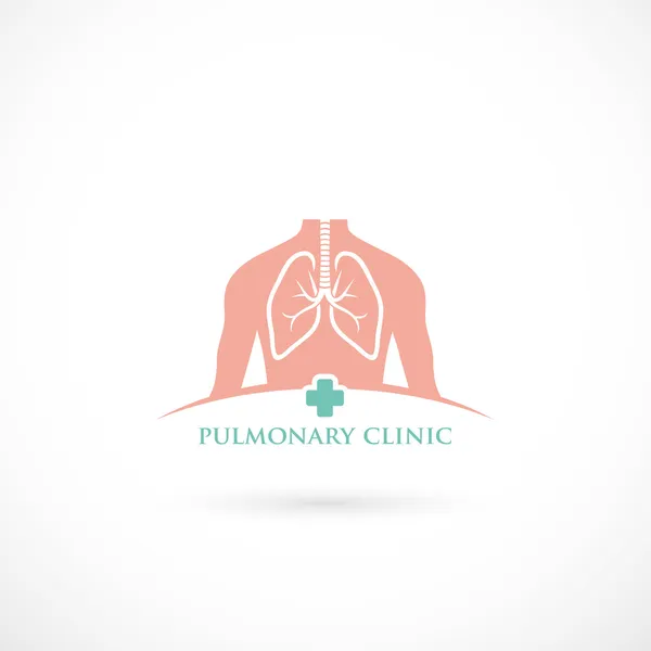 Signe pulmonaire — Image vectorielle