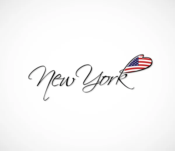 New York lettering — Stock Vector